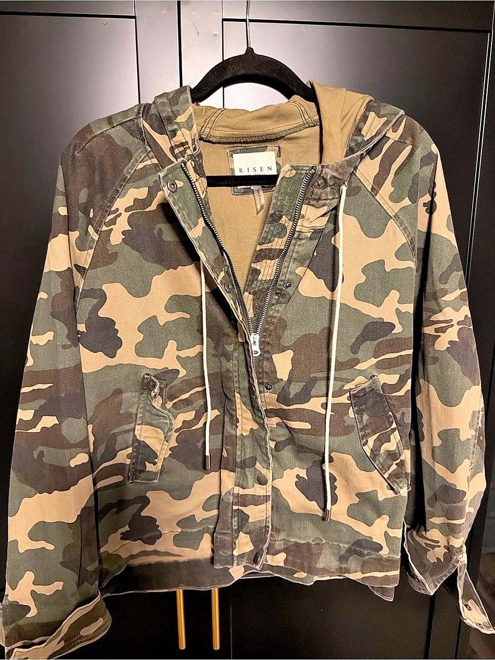 RISEN Women's Camo Utility Jacket Like New